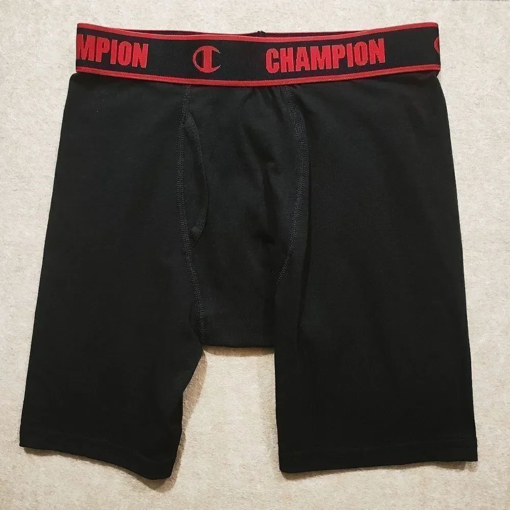Champion Black Boxer Briefs Small -J